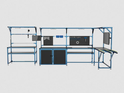 Industriearbeitsplatz - Vention - ergonomisch / Modular / maßgefertigt