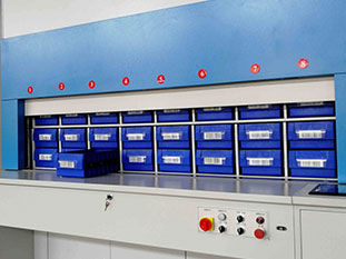 Vertikales Umlaufregal - Changsha Kenwei Intelligent Technology Co., Ltd - für Lagerhallen / für Sortierkästen