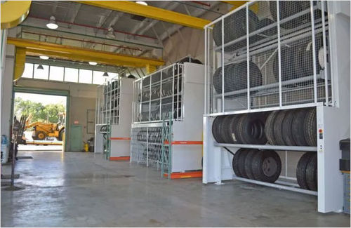 Umlaufregal für Reifen - KenWei  - Changsha Kenwei Intelligent Technology Co., Ltd - vertikal / halbautomatisch / für Automobilanwendungen