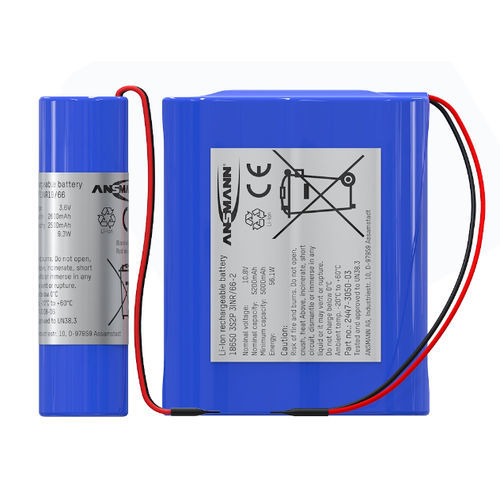 Li-Ion-Batterie - Ansmann AG - rechteckig / zylindrisch / 3 V