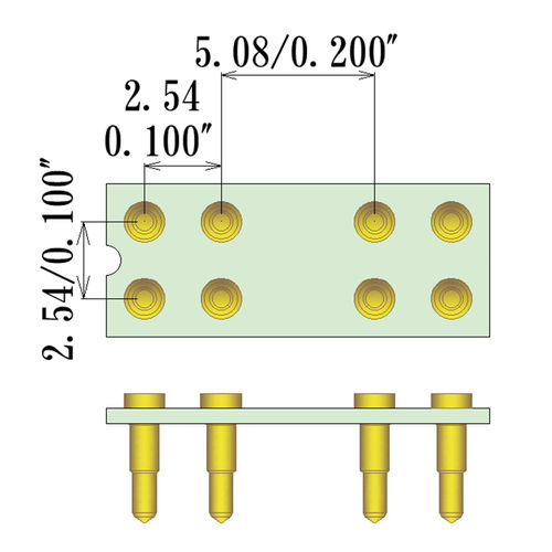 Relaissockel für Leiterplatten - SCH-8P-xxxx - JC CHERRY INC.