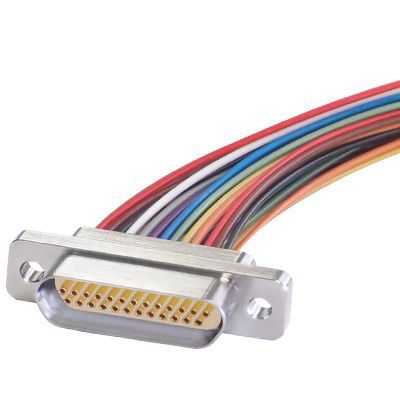 Datensteckverbinder - VCMDS15R-AL-26L1000-TE - JC CHERRY INC. - Micro-D / rechteckig / isoliert
