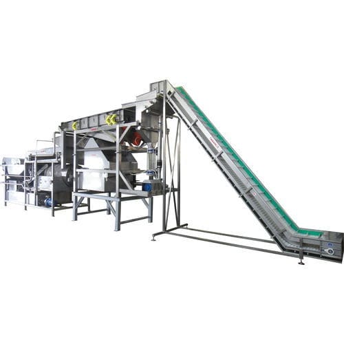 Lebensmittel-Waschanlage / für Erbsen - TABANLI MAKINA SAN VE TIC LTD STI - Band / Vibration
