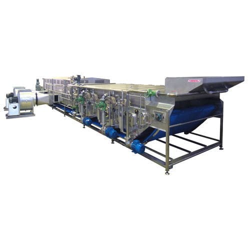 Gemüseblanchierer - TBBC02 - TABANLI MAKINA SAN VE TIC LTD STI - für die Lebensmittelindustrie / Dampf / kontinuierlicher Wasserkühler