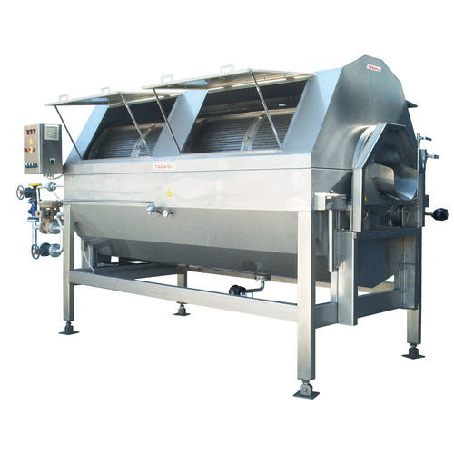 Gemüseblanchierer - TSDB - TABANLI MAKINA SAN VE TIC LTD STI - für Pilze / für die Lebensmittelindustrie / Dampf