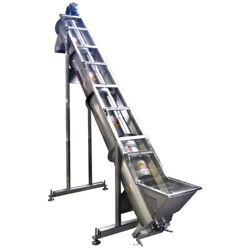 Schneckenförderer - TSE40 - TABANLI MAKINA SAN VE TIC LTD STI - schräg / Beschickung / für Obst