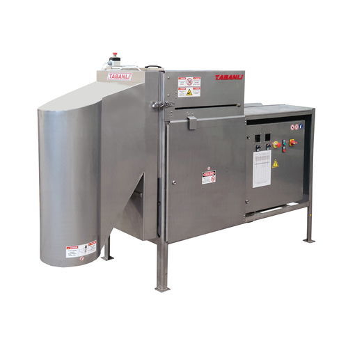 Industrielle Querschnittmaschine für Lebensmittel - TTS1D - TABANLI MAKINA SAN VE TIC LTD STI - für Obst und Gemüse / automatisch / Messer