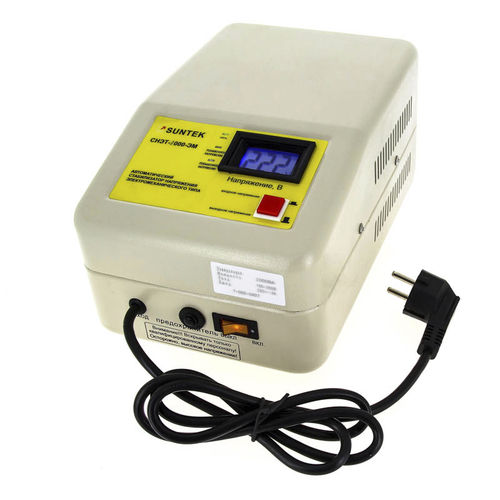 Einphasiger Spannungskonstanthalter - SUNTEK 1000 VA EM - Electrosheriff - dreiphasig / automatisch