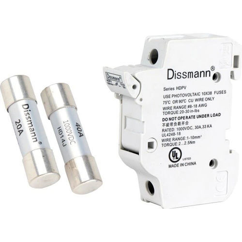 Sicherung für Photovoltaikanwendung - HD10 series - Shenzhen Deer Electronic Co.,Ltd. - zylindrisch / schnell auslösende / Schutztyp aR
