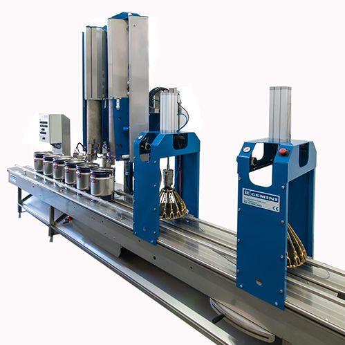Automatische Füllmaschine - Gemini - Westerlins Maskinfabrik AB - für Töpfe / für Flüssigkeiten / für die chemische Industrie