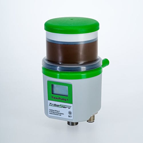 Einzelpunkt-Schmierstoffgeber - FlexxPump1 125 series - TRIBOSERV - elektromechanisch / progressiv / mit Batterie