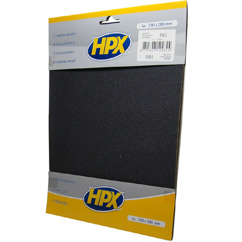 Aluminiumoxid-Schleifpapier - HPX - European Aerosols GmbH - Harz / für Holz / für Farbe