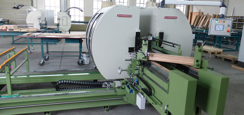 Schneidemaschine für Blöcke - PAKUE F - Gebr. Schröder GmbH - PLC-gesteuert / automatisch / Rollen