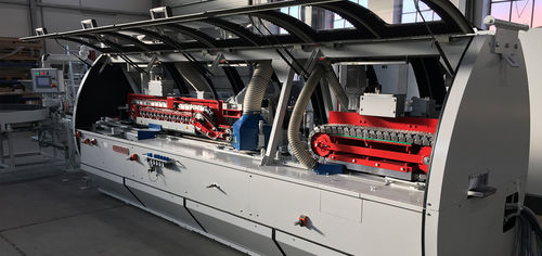 Festinstallierte Hobelmaschine - VHT-170 - Gebr. Schröder GmbH - für Holz / 3-Seiten
