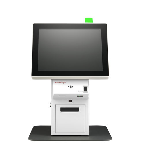 Kiosk-Terminal - Mercury EK-1500 series - Posiflex Technology - Multi-Touch-Screen / kapazitive Projektionstechnologie / thekenmontiert