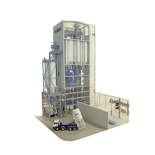 Festinstallierte Betonmischanlage - MTA - M-TEC Mathis Technik - kompakt / vertikal