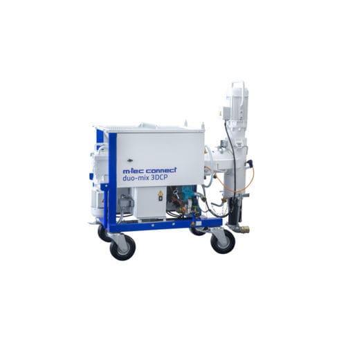Pumpe für Mörtel - DUO-MIX 3DCP+ - M-TEC Mathis Technik - elektrisch / mobil / Industrie
