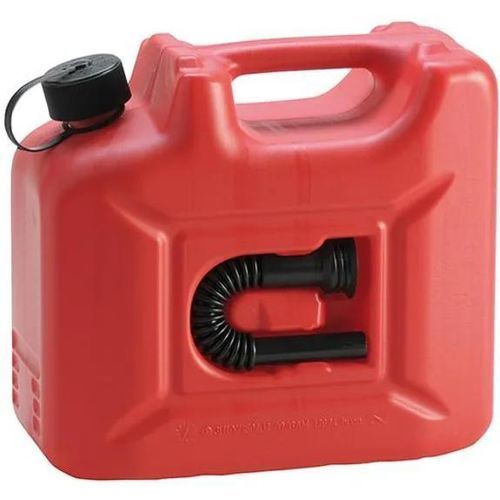 HDPE-Kanister - 0016956918 - hünersdorff GmbH - rechteckig / für Gefahrstoffe / mit Ausgießer