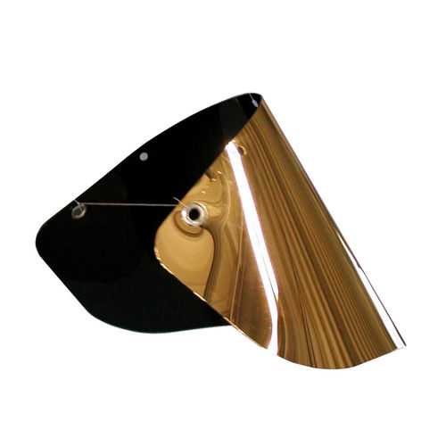 Goldbedampftes Gesichtsschutzschild - GFKVI001-6 - Rudolf Uhlen GmbH - UV / Hochtemperatur / spritzwassergeschützt