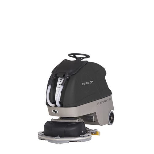 Handgeführte Scheuersaugmaschine - TURNADO 82 - Vermop Salmon GmbH - elektrisch / batteriebetrieben / kompakt