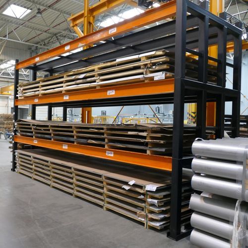 Warenlager-Regal - Logimax Polska Sp. z o.o. - modular / maßgefertigt / für Blech
