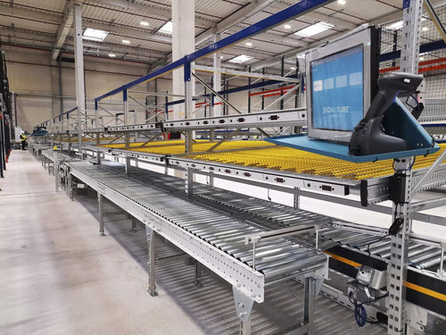 Pick-to-light-Kommissionieranlage - Signature SAS - digital