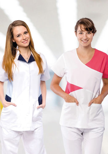 Arbeitsschürze - Serena group - für die Medizintechnik / unisex / grün