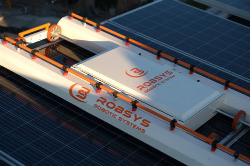 Reinigungsroboter für Solarpanel - YTM GREEN - Robsys Europe GmbH - Trockenreinigung / Nassreinigung