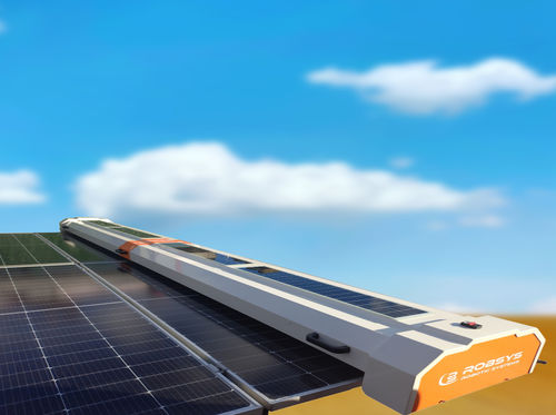 Reinigungsroboter für Solarpanel - YTM SMART - Robsys Europe GmbH - Trockenreinigung / Nassreinigung