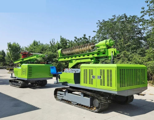 Hydraulische Pfahlramme - Zhengzhou Yugong Construction Machinery Co., Ltd. - für Photovoltaikanwendung / mit Klammer für H-Träger