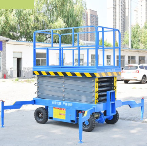 Mobile Scherenarbeitsbühne - YG series - Zhengzhou Yugong Construction Machinery Co., Ltd. - auf Rädern / mit Eigenantrieb / elektrisch