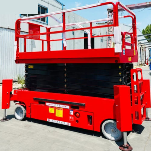 Scherenarbeitsbühne auf Rädern - YG series - Zhengzhou Yugong Construction Machinery Co., Ltd. - mobil / mit Eigenantrieb / elektrisch