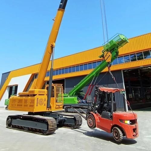 Mini-R-Kran / auf Raupen - YG series - Zhengzhou Yugong Construction Machinery Co., Ltd. - Teleskop / für Gebäudefassaden / Innen- und Außenbereich