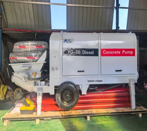 Mobile Betonpumpe - YG series - Zhengzhou Yugong Construction Machinery Co., Ltd. - für den Innenbereich / für Außenbereich / für Baustelle