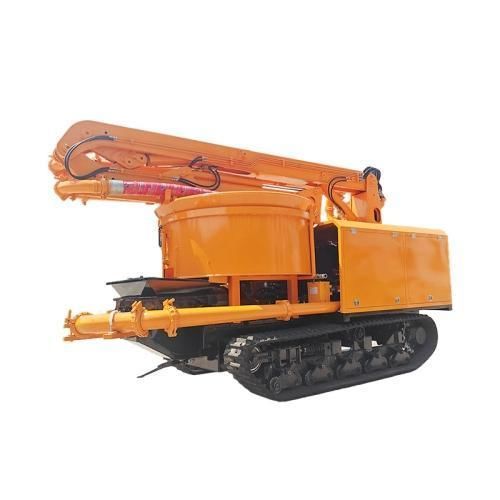 Fahrmischeranbau-Betonpumpe - Zhengzhou Yugong Construction Machinery Co., Ltd. - für Außenbereich / für schwierige Gelände / für Tunnel