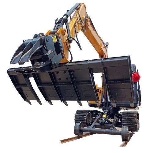 Transport und -Verdichtungsklammer / für Bagger - Zhengzhou Yugong Construction Machinery Co., Ltd. - für Baumaschinen / für Schienenfahrzeuge / für Raupen