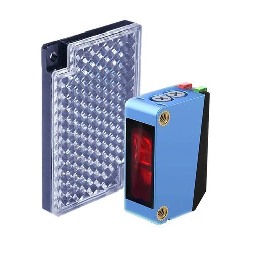 Optoelektronischer Sensor / Reflex-Lichtschranke - CPY-RMR4MP3-A - CHANKO SENSOR - polarisierte Rückbeleuchtung / rechteckig / rotes Licht