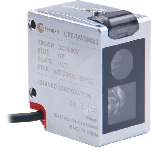 Optoelektronischer Sensor / Reflex-Lichttaster - CPE-DW500E3 - CHANKO SENSOR - quadratisch / Weißlicht / Analog