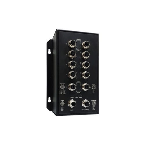Ethernet-Switch / managed - ES 4010P-M12 - BEC Technologies - 10 Ports / Gigabit-Ethernet / EtherNet/IP