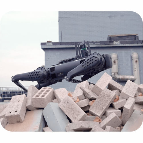 Wasserdichter Inspektionsroboter - B1 - Hangzhou Yushu Technology Co. - Vierfüßler / für gefährliche Umgebungen