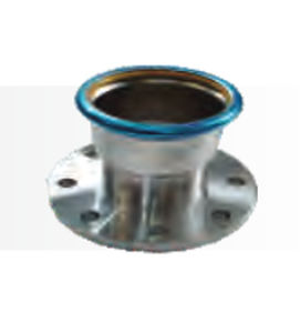 Rohrflansch - 542 71 0708 02 - Airpipe Europe - Edelstahl / durchbohrt