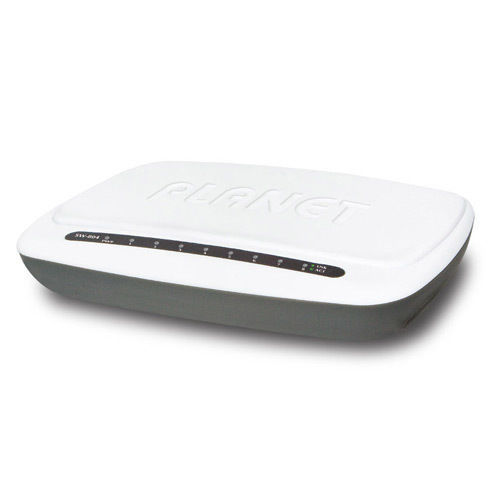 Ethernet-Switch / managed - SW-804 - PLANET Technology Corp. - 8 Ports / wandmontiert / Büro
