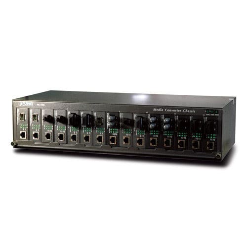 Rack-Chassis - MC-1500 - PLANET Technology Corp. - 19" / 14 Steckplätze / Industrie