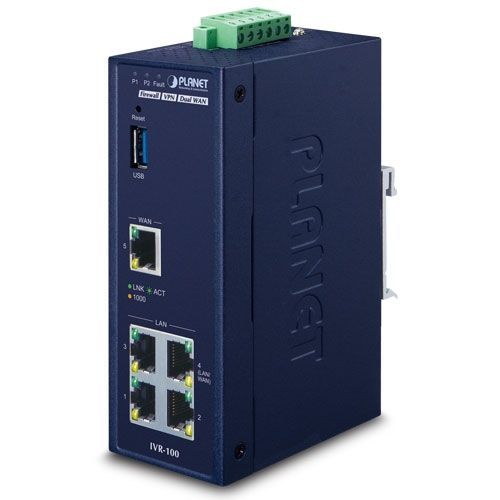 Sicherheitsgateway - IVR-100 - PLANET Technology Corp. - Industrie / Cybersicherheit / TCP