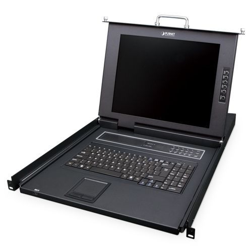 KVM-Switch / mit Tastatur - IKVM-210-16M - PLANET Technology Corp. - Rack / 1U / 16 Ports