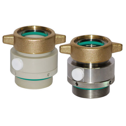 Adapter / Dichter Behälter für Emissionen - 9026 - Dr. Jessberger GmbH - Gewindeschneid / für Rohre / Edelstahl