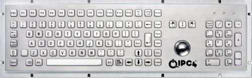 Desktop-Tastatur - IPC4-KBRD-TB-8605-EN - IPC4 - ICC Digital Industrial Technologies Bv - mit mechanischen Tasten / 103 Tasten / Trackball