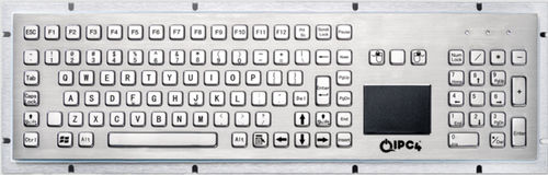 Desktop-Tastatur - IPC4-KBRD-TP-8605T-EN - IPC4 - ICC Digital Industrial Technologies Bv - mit mechanischen Tasten / 103 Tasten / Touchpad