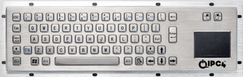 Desktop-Tastatur - IPC4-KBRD-TP-8607-EN - IPC4 - ICC Digital Industrial Technologies Bv - mit mechanischen Tasten / 67 Tasten / Touchpad