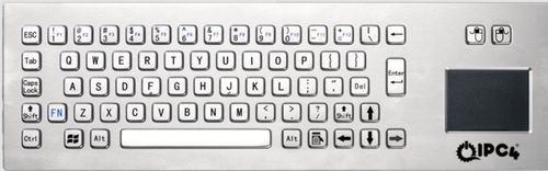 Desktop-Tastatur - IPC4-KBRD-TP-8608-EN - IPC4 - ICC Digital Industrial Technologies Bv - mit mechanischen Tasten / 67 Tasten / Touchpad